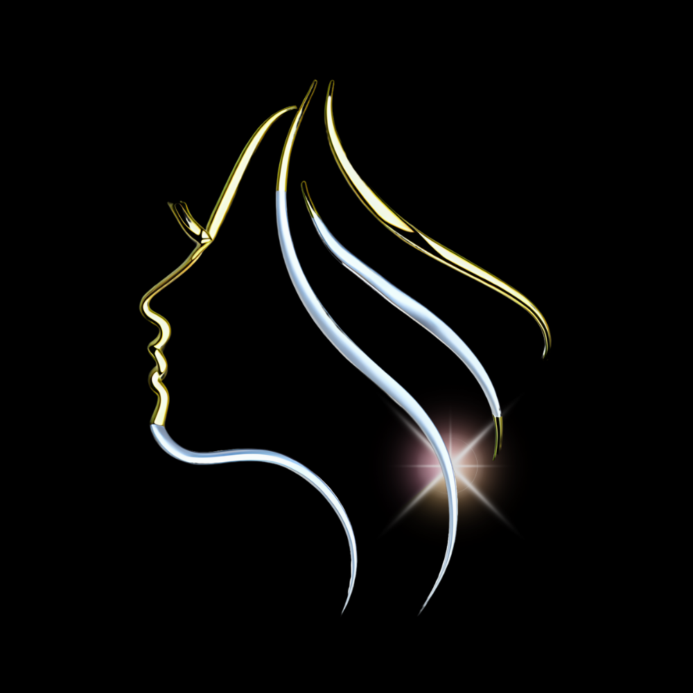Quiet Rituals beauty icon featuring woman's side profile symbolizing self-care