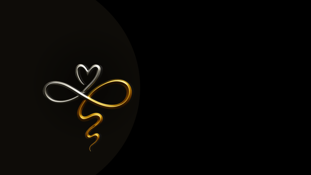 Quiet Rituals Studio infinity heart symbol representing small rituals and steady wealth